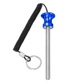 YELARXI Weight Stack Pin, Weight Gym Pin Strength Training Equipment Replacement with Pull Rope, 0.4 x 4.7 Inch Fit for Commercial Home Gym Club Machine Accessories (Blue)