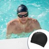 M METERXITY 2-Pack Silicone Teardrop Swim Cap, 7.5" Opening 7.1"