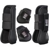 Harrison Howard Horse Tendon Boots Open Front/Fetlock Boot for Horse