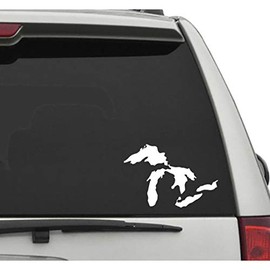 Seek Racing Great Lakes Decal CAR Truck Window Bumper Sticker Outdoors Nature Lake Life River Rat