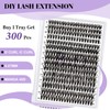 Lash Clusters DIY Eyelash Extensions Manga Cluster Lashes 40D-0.07D-9-16MIX