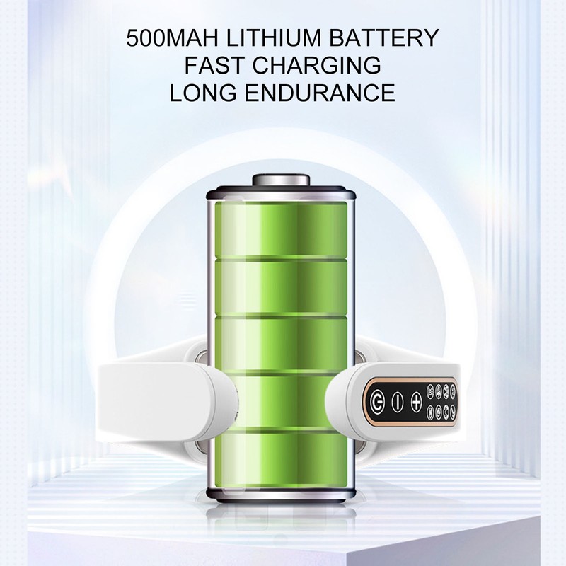 Electric Neck Massager Hot Compress 6 Modes 15 Gears Reduce