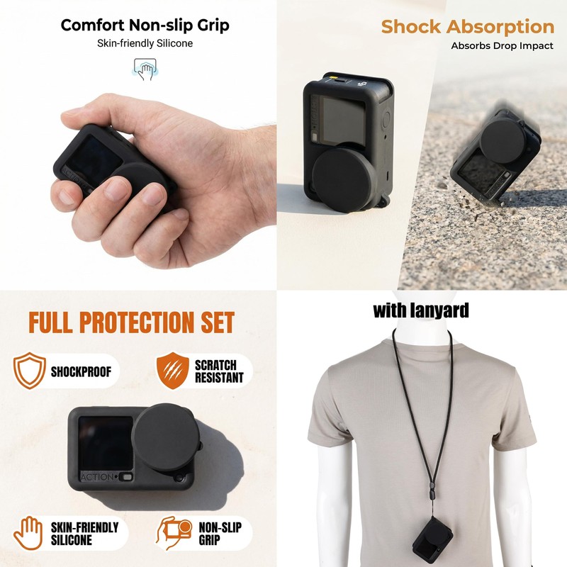 PellKing Protection Kit for DJI Osmo Action 6, with Soft
