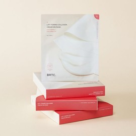 BRTC Lifting Collagen Cream On Mask 5 sheets / BRTC 리프토닝 콜라겐 크림 온 마스크 5매