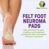 Premium Comfort Metatarsal Felt Foot Neuroma Pads - Easy to