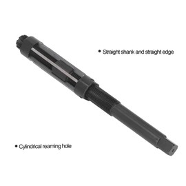 Jeanoko Reaming Tool, Conduit Reamer Reamers Cylindrical Ream Hole 1 11/32 to 1 1/2in Straight Adjustable Hand Reamer Tool for Drilling Machines Reamer Set