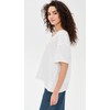 Free People Women's Nina Tee V, Ivory