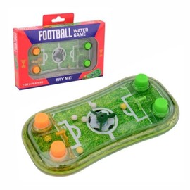 BLUECHOLON Fußball-Wasserspiel mit Bällen, Wasserkonsole, Geschicklichkeitsspielzeug für Reisen, 1-2 Spieler, 17 x 9 x 2 cm