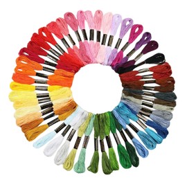 Embroidery Floss | Cotton Embroidery Thread | Sewing Supplies Arts Crafting Rainbow Handsewing for Home Kids Adults Beginners Projects