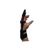 Left Hand ABS Finger Support Bowling Resting Gloves (L, Red/Black)