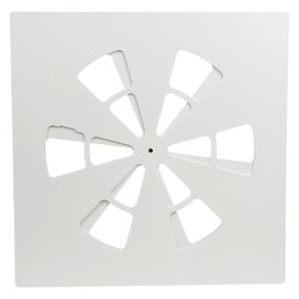 1 Pack Vent Directional Cover 24 x 24 Adjustable Ceiling Vent Cover for Flat Office Ceiling Vents Ceiling Air Deflector Optimize Airflow AC & HVAC Systems Product Size 23.8X23.8IN