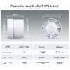 Snblzhef Low Noise Blower PVC Pipe Pressurized Fan for Home