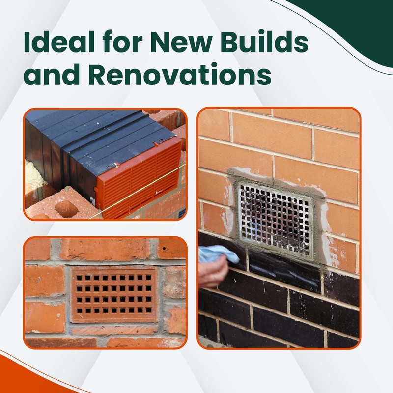 9" x 6" Cavity Wall Extension Sleeve for Air Draught