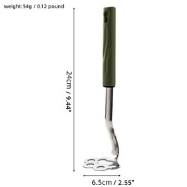 Mini Potato Mashers,Cat Claw Masher,Cat Paw Potato Masher,Mini Avocado Masher with Non Slip Handle, Stainless Steel Bean and Potato Masher, Small Food Masher, Lightweight Kitchen Tool (Cat Paw Green)