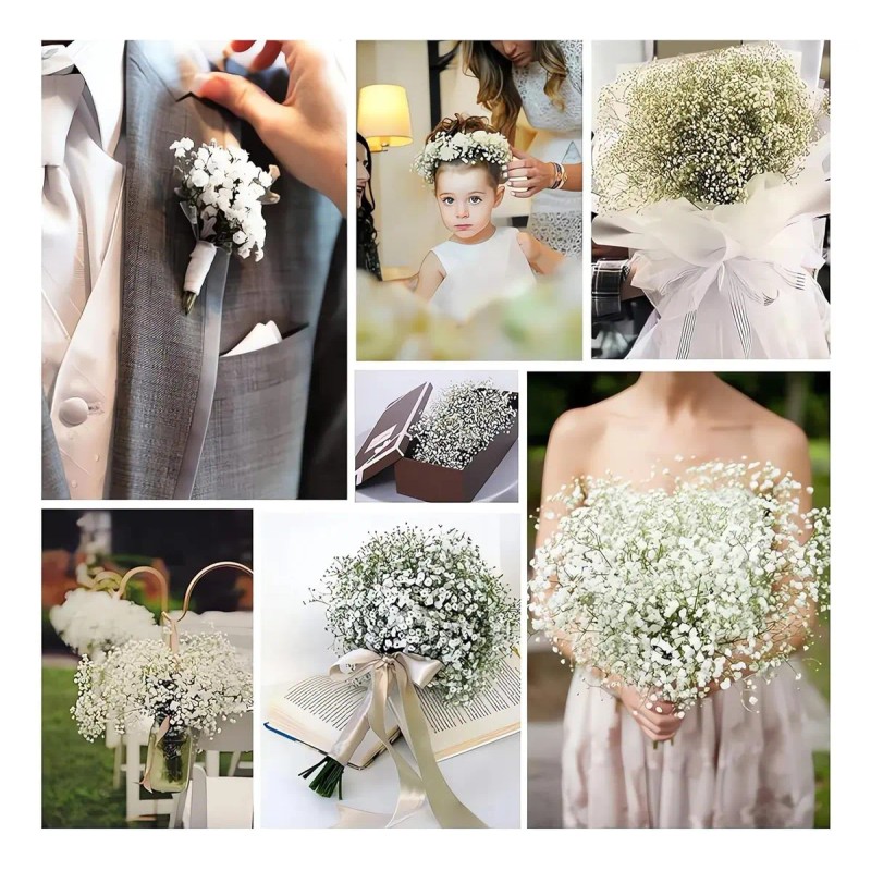 60pzs Artificial Gypsophila Flowers/bouquet Of Flowers/artificial Branches/artificial Flowers/bouquets Of Artificial