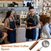 WeddHuis 1 Pcs Stainless Steel Coffee Spoon Kitchen Measuring Spoon
