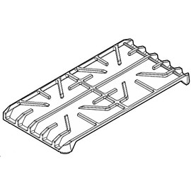 808754702 Range Surface Burner Grate, Right (Black) Genuine Original Equipment Manufacturer (OEM) Part Black