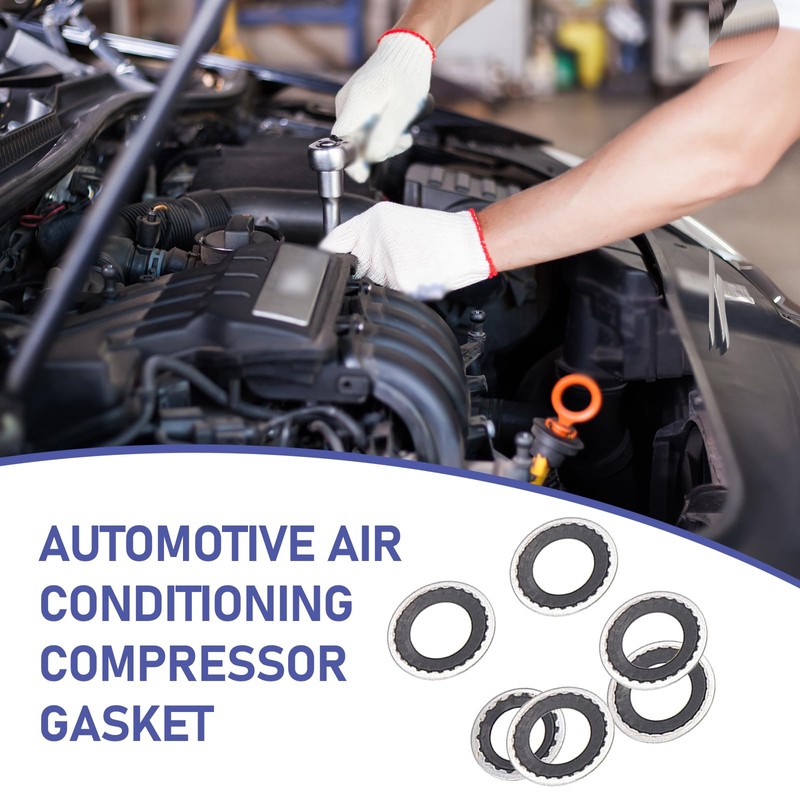 getfay 30 PCS Car Air Conditioning Compressor Repair Gasket Combination