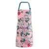 PUBMIND Floral Apron for Women with Pockets, Adjustable Chef Aprons