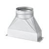 TA-VIGOR 4" Round to 3-1/4" x 10" Rectangular Duct Transition