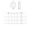 Seilwerk STANKE 10x Stainless Steel Thimble for Steel Wire Ropes