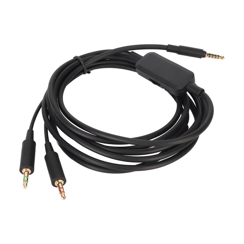Replacement Headphone Cable 3.5mm Volume Control Sound Cable Compatible for