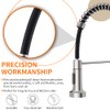 OWOFAN Kitchen Faucet with Pull Down Sprayer Industrial 1 Handle