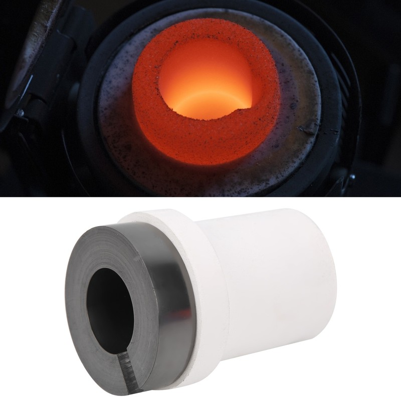 Graphite Crucible Induction Furnace DIY Quartz Melting Kit Metal Gold