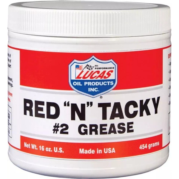 LUCAS RED N TACKY #2 Lithium Complex All Purpose GREASE