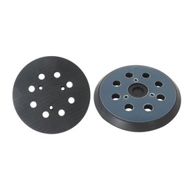 GRABOTE 2 Pack 5" 8 Hole Hook & Loop Sander Pads for Makita BO5010/K, BO5021/K, BO5030/K, BO5031/K, BO5041/K, DEWALT DW421, DW422, DW423, D26450, D26451/K,D26453/K (3 Screw Holes Sander Pads）