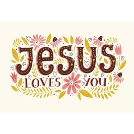 Baocicco 5x3ft Jesus Love You Polyester Photography Floral Background Backdrop JHS Jesus Hominum Salvator Jesus Christ Christian Church Cathedral Polyester Photo Studio Props