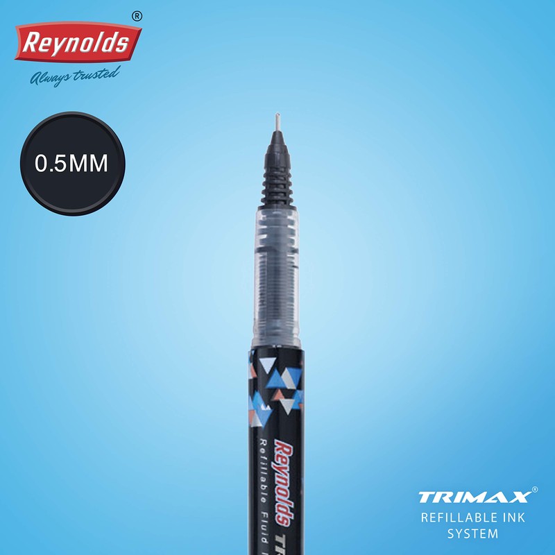Reynolds Trimax 0.5Mm Needle Point Liquid Gel Pens - Pack