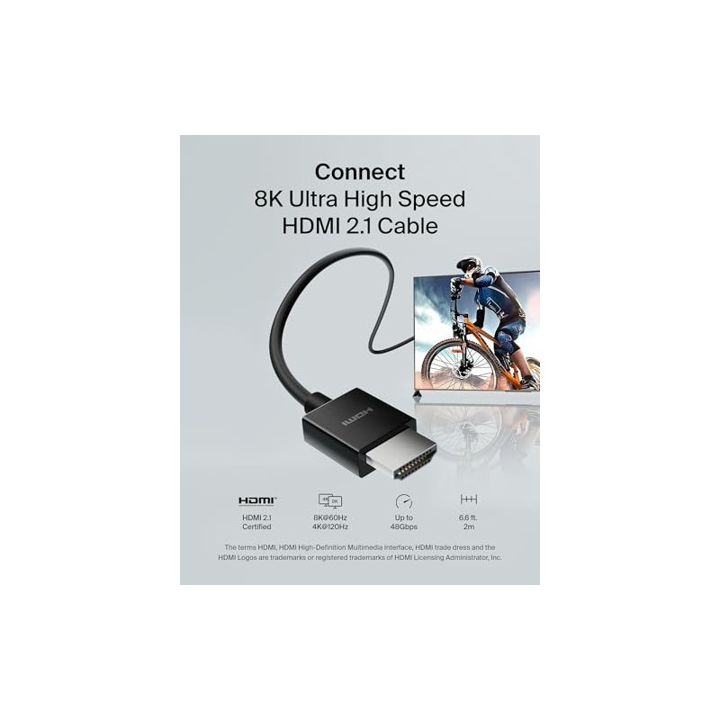 Belkin Cable HDMI 2.1 de alta velocidad
