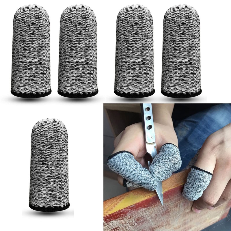 Kodass 10PCS Finger Cots Cut Resistant Protector Finger Covers for