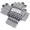 FREESE Smartphone Gloves, Knit Gloves, Cold Protection, Touch Panel Compatible,