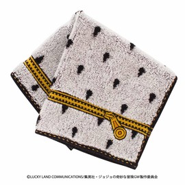 [JoJo's Bizarre Adventure Golden Wind] Towel Handkerchief, Bruno Buciarati Hand Towel, Approx. 9.8 inches (25 cm), 001019-0014-01