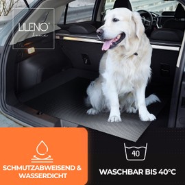 LILENO HOME Universal Non-Slip Dirt Mat [100 x 120 cm] Can be Cut to Size and Waterproof - Non-Slip Mat Car - Boot Mat - Non-Slip Mat Drawers - Boot Protection Mat