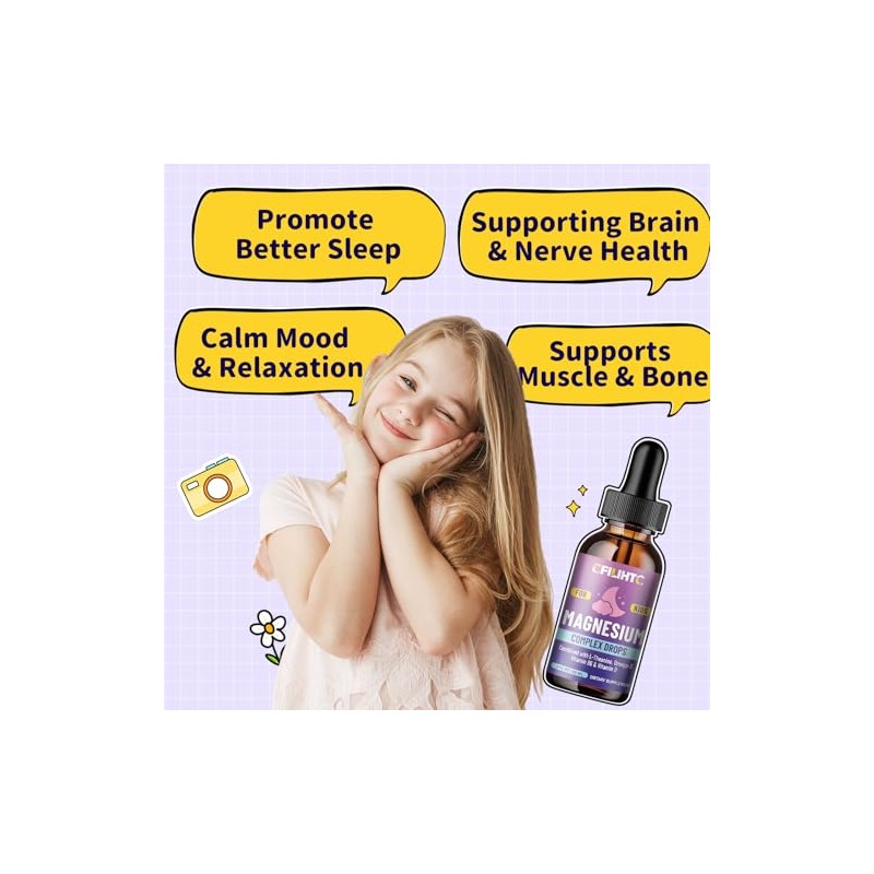 Kids Magnesium Liquid Drops & Kids Magnesium Gummies