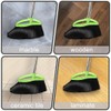 Soft Bristles Green Angle Broom Long Handle Indoor Broom for
