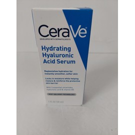 Cerave Hyaluronic Acid Serum for Face with Vitamin B5 and Ceramides 1 oz.