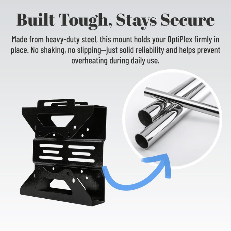 Bonscalate Metal Mini PC Mount Compatible with Dell OptiPlex Micro