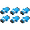 Greluma 6pcs SC Fiber Optic Coupler SC Single Mode (SM)