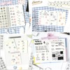 6 Sheets Clear Stamps for Card Making Supplies Set Include