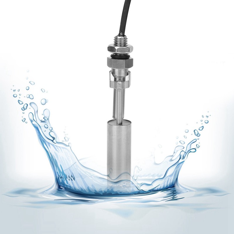 Liquid Water Level Float Sensor Switch 304 Stainless Steel 10mm