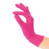 SF Nitrile Disposable Gloves S Magenta, Pack of 100/Box, Nitrile