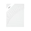 Ev Dekor Double Fitted Sheet White - Deep Pocket Bedsheet