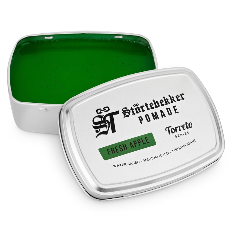 Störtebekker® Premium Pomade Water-Based Fresh Apple Pomade Men's 'Torreto Series'