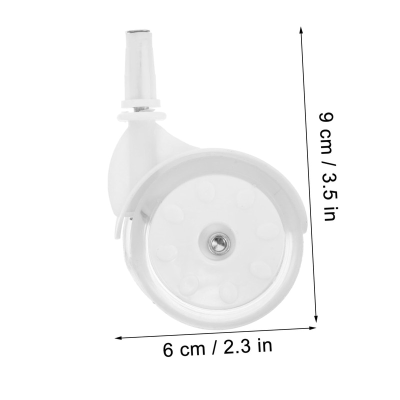 Warmhm Replacement Wheels for 4pcs Caster Wheels for Baby Walker