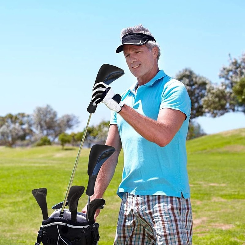 DFsucces Golf Headcovers Set of 3 Long Neck Golf Covers