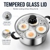 Egg Poacher Pan, Egg Poacher, Stainless Steel, 4 Cups Egg